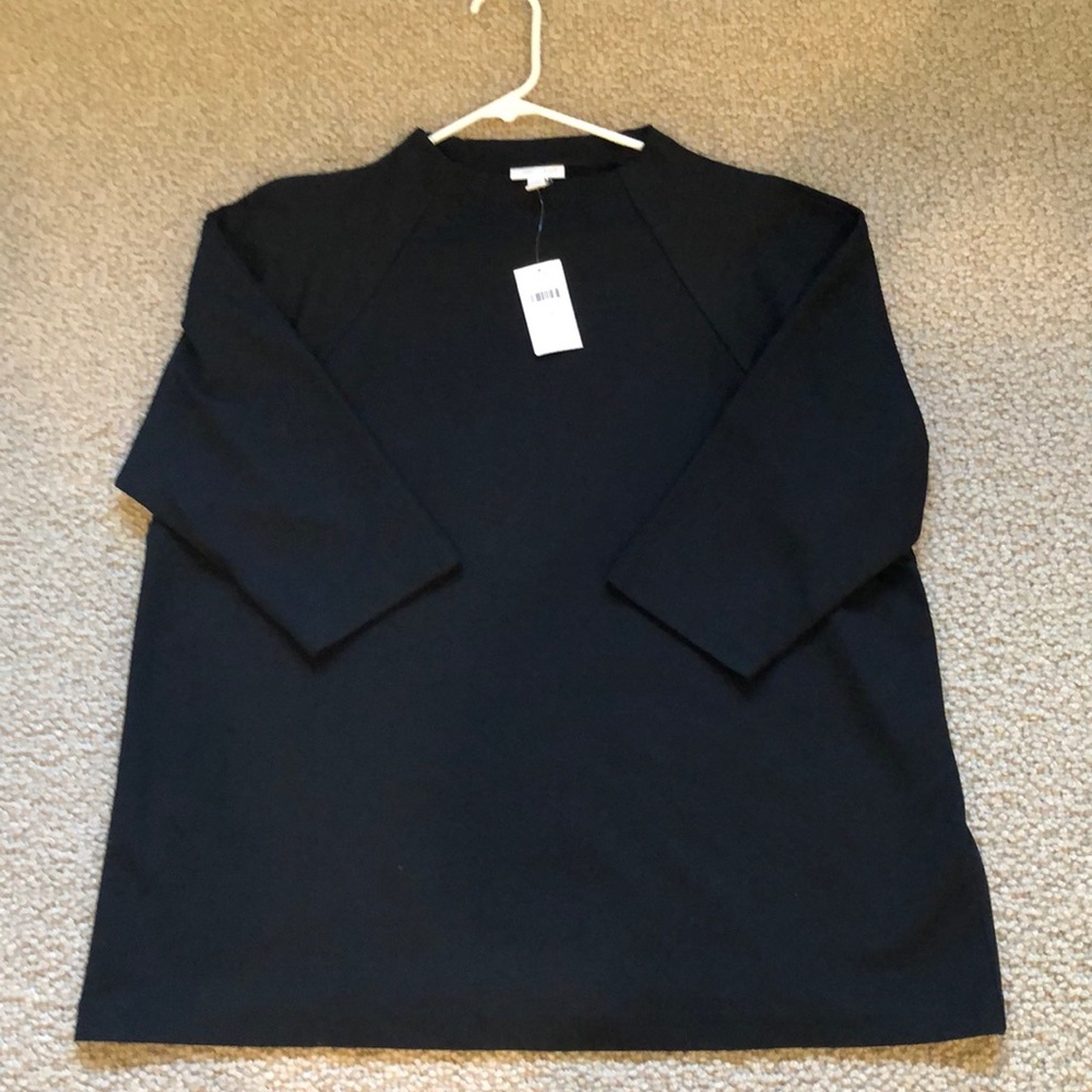 J.Jill Ponte Knit Seamed Top